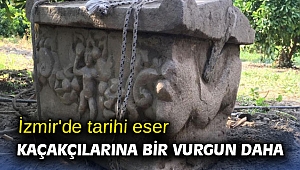 İzmir'de tarihi eser kaçakçılarına bir vurgun daha