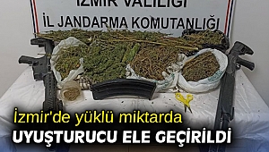 İzmir'de yüklü miktarda uyuşturucu ele geçirildi