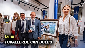 İzmir tuvallerde can buldu
