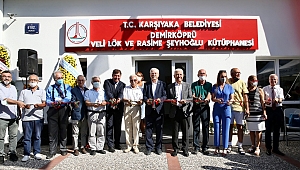 Karşıyaka yeni bir kütüphaneye daha kavuştu