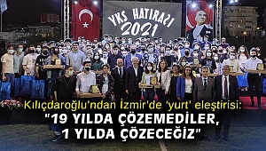 Kılıçdaroğlu'ndan İzmir'de 'yurt' eleştirisi: 