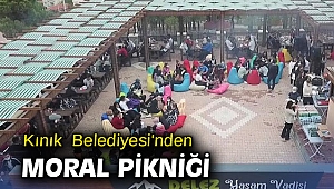 Kınık Belediyesi'nden moral pikniği