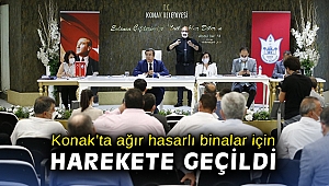Konak'ta ağır hasarlı binalar için harekete geçildi