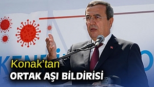 Konak’tan ortak aşı bildirisi