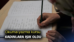 Okuma-yazma kursu kadınlara ışık oldu