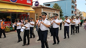 Seferihisar Belediye Bandosu Bayramiç’in kurtuluş coşkusuna ortak oldu