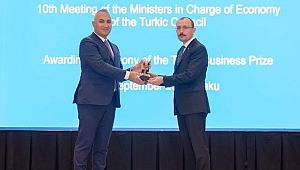 SOCAR Türkiye'ye Ekonomi Bakanları Zirvesi’nde ödül