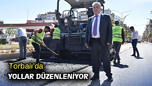 Torbalı'da yollar düzenleniyor