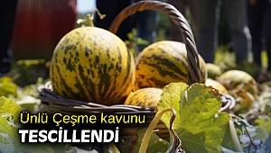 Ünlü Çeşme kavunu tescillendi