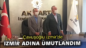 Bakan Çavuşoğlu, Ak Parti İzmir İl Başkanlığını ziyaret etti