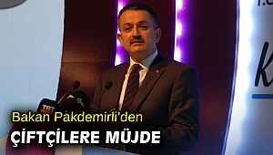Bakan Pakdemirli’den çiftçilere müjde