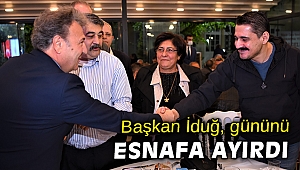 Başkan İduğ, Büyük Çarşı esnafı ile buluştu