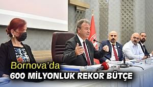Bornova’da 600 milyonluk rekor bütçe