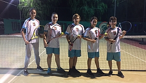 Bostanlıspor’un genç tenisçileri iddialı