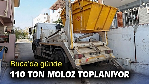 Buca’da günde 110 ton moloz toplanıyor