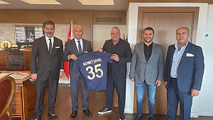 Bucaspor 1928 yönetimi İzmir'de Emniyet Müdürü Şahne ile buluştu