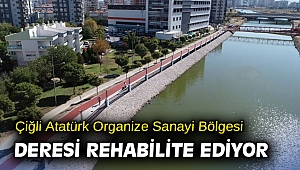 Çiğli Atatürk Organize Sanayi Bölgesi Deresi rehabilite ediyor