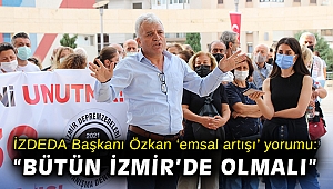 İZDEDA Başkanı Özkan 'emsal artışı' yorumu:
