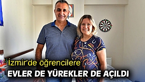 İzmir'de öğrencilere evler de yürekler de açıldı