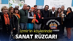 İzmir’in köylerinde sanat rüzgarı