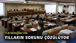 Karabağlar'da yılların sorunu çözülüyor
