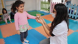 Karşıyakalı miniklere hayvan sevgisi aşılanıyor