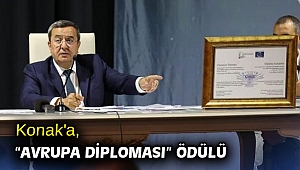 Konak'a, “Avrupa Diploması” ödülü