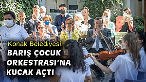 Konak Belediyesi, Barış Çocuk Orkestrası’na kucak açtı