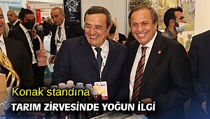 Konak standına tarım zirvesinde yoğun ilgi