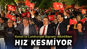 Konak’ta Cumhuriyet Bayramı etkinlikleri hız kesmiyor