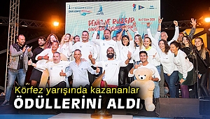 Körfez yarışında kazananlar ödüllerini aldı