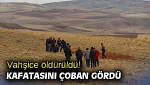 Vahşice öldürüldü! Kafatasını çoban gördü