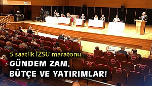 5 saatlik İZSU maratonu: Gündem zam, bütçe ve yatırımlar!