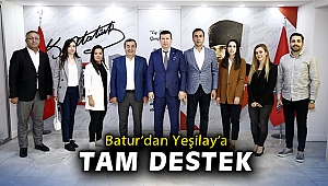 Başkan Batur’dan Yeşilay’a tam destek