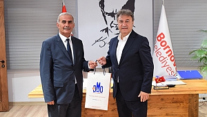 Başkan İduğ, DMO Bölge Müdürü Atila Aytekin’i ağırladı