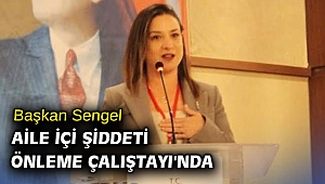 Başkan Sengel Aile İçi Şiddeti Önleme Çalıştayı'nda