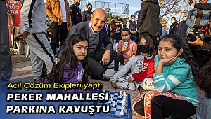 Başkan Soyer Karabağlar’da Peker Parkı’nın açılışında konuştu