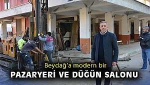 Beydağ’a modern bir pazaryeri ve düğün salonu