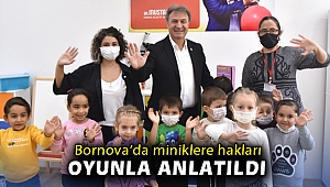 Bornova’da miniklere hakları oyunla anlatıldı
