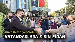 Buca Belediyesi’nden vatandaşlara 3 bin fidan