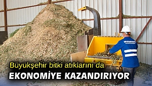 Büyükşehir bitki atıklarını da ekonomiye kazandırıyor