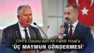CHP’li Özuslu’dan AK Partili Hızal’a ‘üç maymun göndermesi’