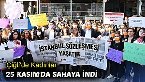 Çiğli'de Kadınlar 25 Kasım'da Sahaya İndi