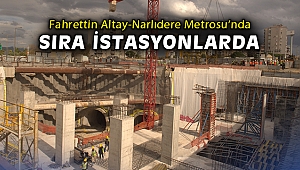 Fahrettin Altay-Narlıdere Metrosu’nda sıra istasyonlarda