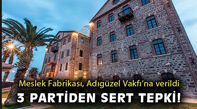 İzmir Büyükşehir meclisinde 'Adıgüzel Vakfı' restleşmesi