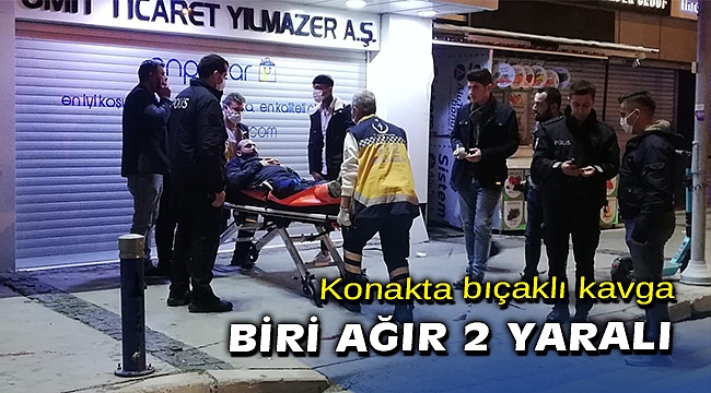 İzmir'de bıçaklı kavga: 1'i ağır, 2 yaralı