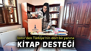 İzmir’den Türkiye’nin dört bir yanına kitap desteği