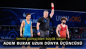 İzmirli güreşçiden büyük başarı… Adem Burak Uzun Dünya üçüncüsü