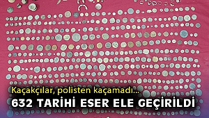 Kaçakçılar, polisten kaçamadı: 632 tarihi eser ele geçirildi