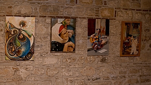 Kadın ressamlar 'şiddete hayır' dedi